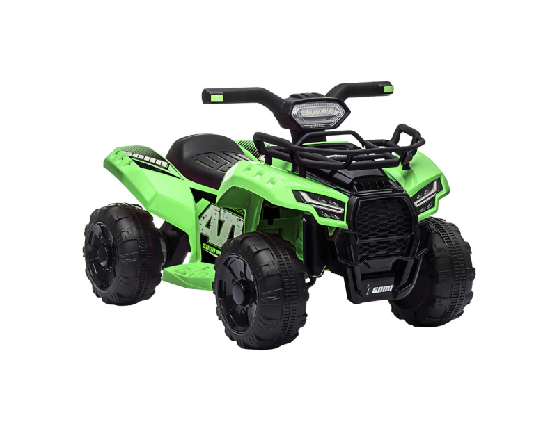 ALFORDSON Kids Ride On Car Electric ATV Toy 25W Motor LED Light Green