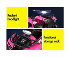 ALFORDSON Kids Ride On Car Electric ATV Toy 25W Motor LED Light Pink