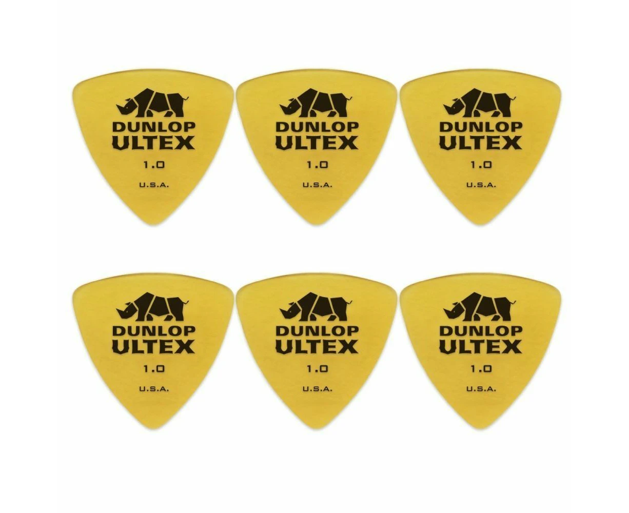 6 x Jim Dunlop Ultex Triangle 1.00MM Gauge Guitar Picks 426R Bass