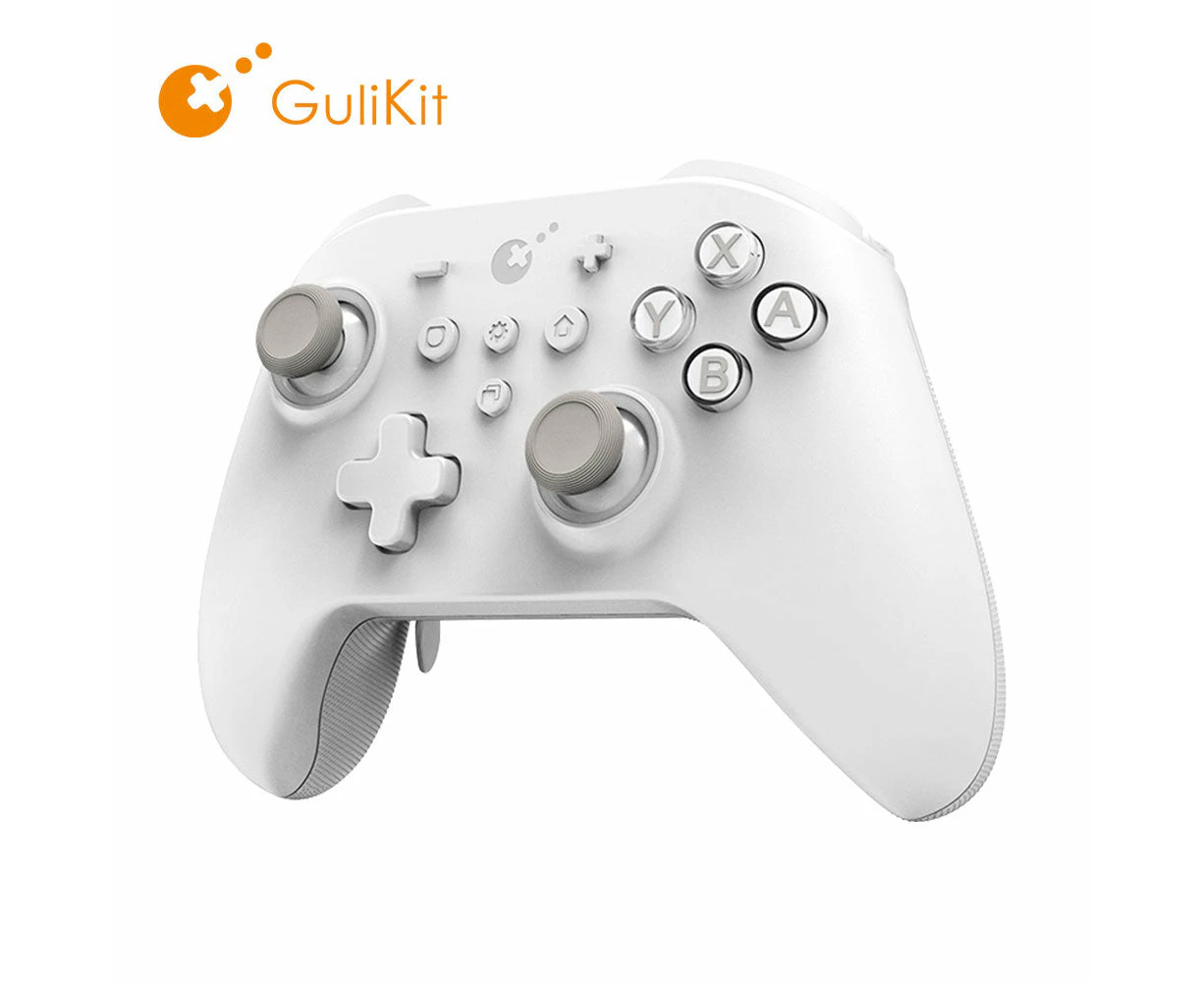 GuliKit KK 3 Max Wireless Controller for Nintendo Switch/PC/Android/Mac OS/iOS (White) NS39