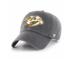 47 Nashville Predators Unisex Charcoal NHL CLEAN UP Baseball Cap