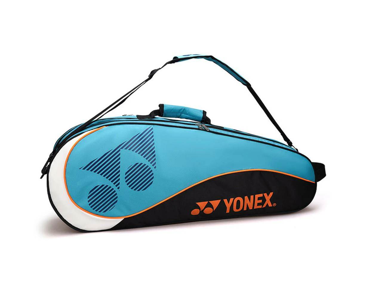 Badminton Racket Bag Tennis Racket Single Shoulder Badminton Bags 3 to 6 Racquet Backpack Big Capacity Waterproof Storage Bag Carry Case for Men Women -...