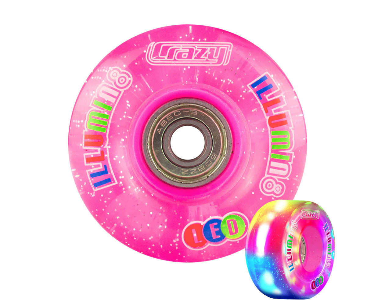 illumin8 LED Light-Up Roller Skate Wheels