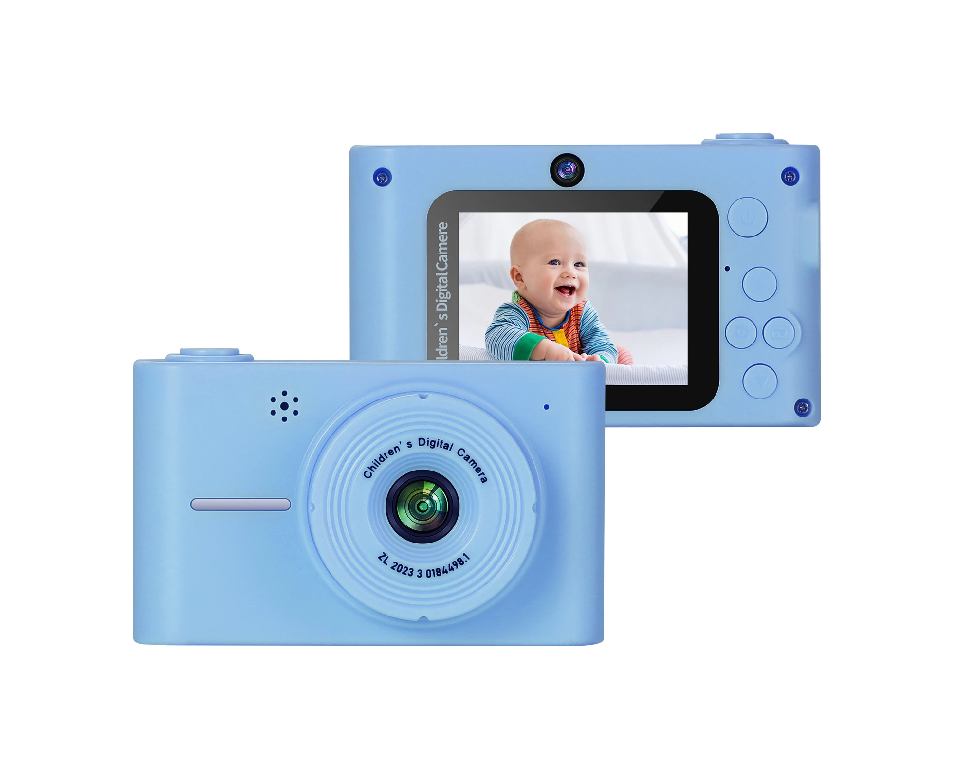 1080P Digital Camera Kids Camera 20MP Children Camera Kids Selfie Camera for Boys And Girls 8X Digital Zoom 2.0-inch Screen Dual Lenses Birthday Gift Festi