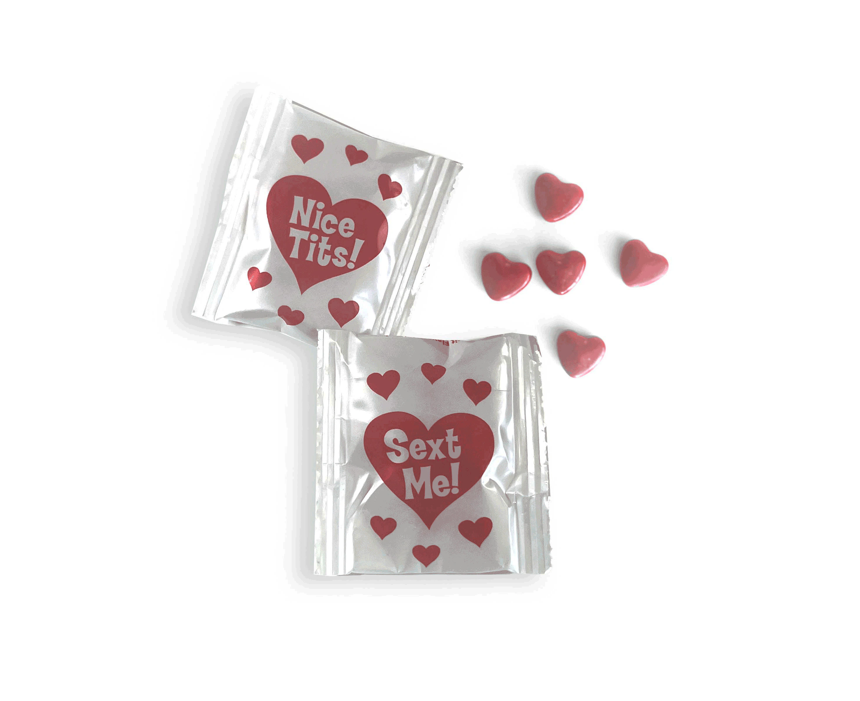 8 Bags Valentine's adult Candy Message 2.7g