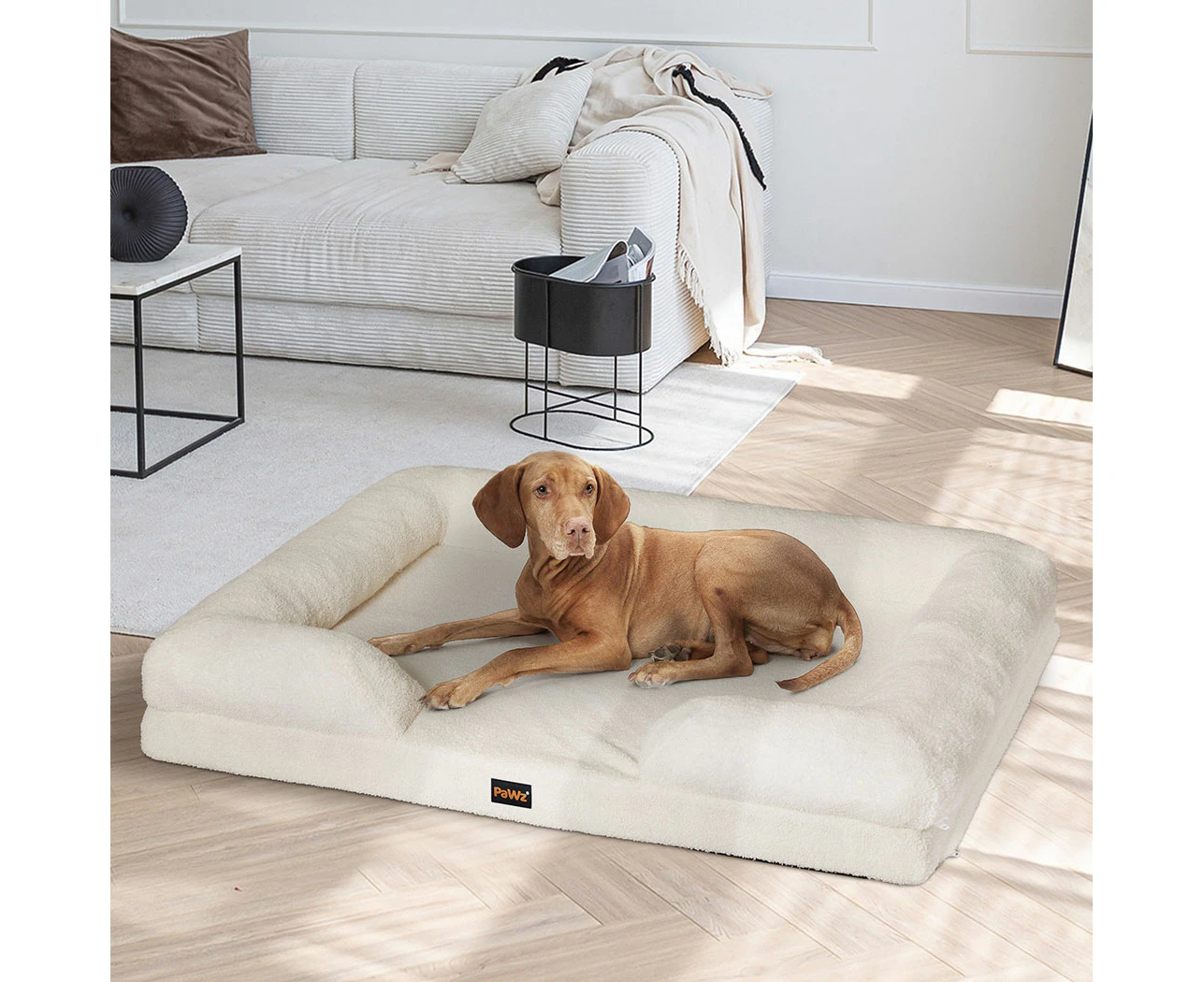 PaWz Memory Foam Pet Sofa Bed Cushion Dog Cat Mattress Washable Removable