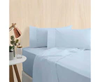 Bas Phillips Bamboo Cotton Mega Queen Bed Sheet Set - Blue Dream