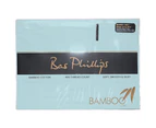 Bas Phillips Bamboo Cotton Mega Queen Bed Sheet Set - Blue Dream