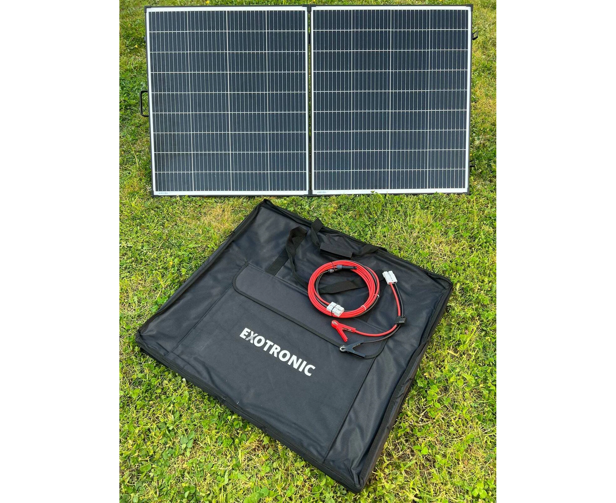 Exotronic 24V 200W Portable Folding Solar Panel - No Controller