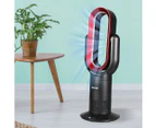 Spector Bladeless Fan Cooler Heater 2 In 1 Air Cool Sleep Timer Remote Control