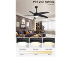 Spector 52'' Ceiling Fan LED Light DC Motor Remote Control 5 Speed Wooden Blade