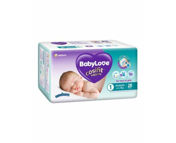 BabyLove Cosifit Nappies Newborn 28 pack