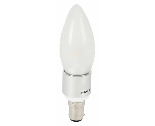 5W Warm White LED Candle Light Bulb - E27 Edison Screw Type