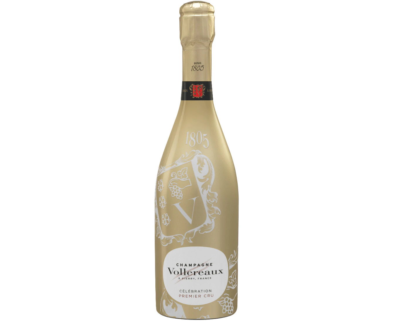 Champagne Vollereaux Premier Cru Celebration Sleeve Nv (12 Bottles)