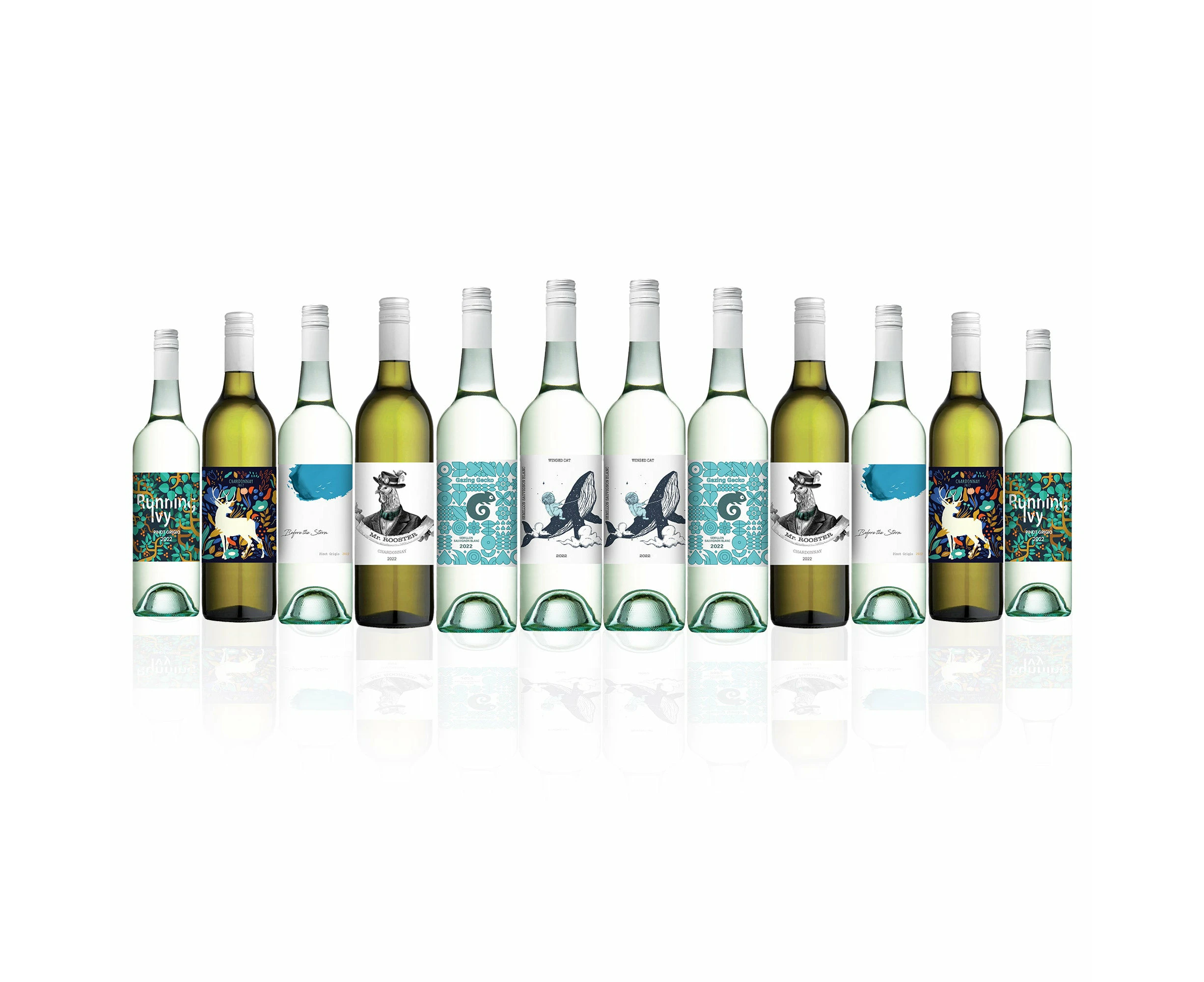 Mixed Aussie White Wine Dozen (12 Bottles)