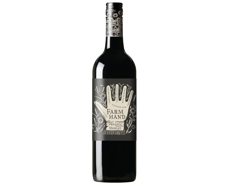 Farm Hand South Australia Merlot Organic Vegan 2022 (12 Bottles)