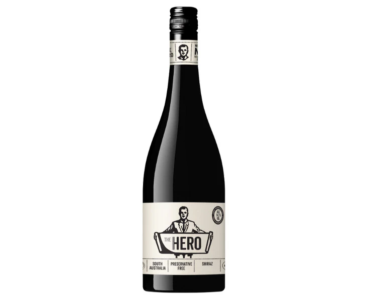 The Hero Australia Shiraz Preservative Free Vegan 2024 (12 Bottles)