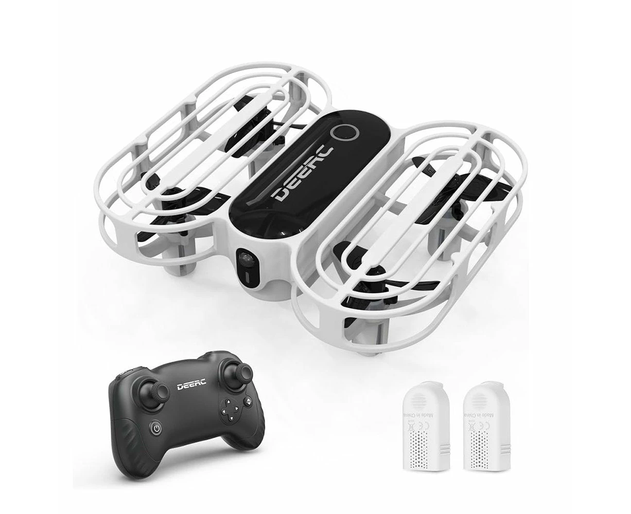 DEERC D11 Drone for Kids with Circle Fly 3D Flips Remote Control 2 Batteries