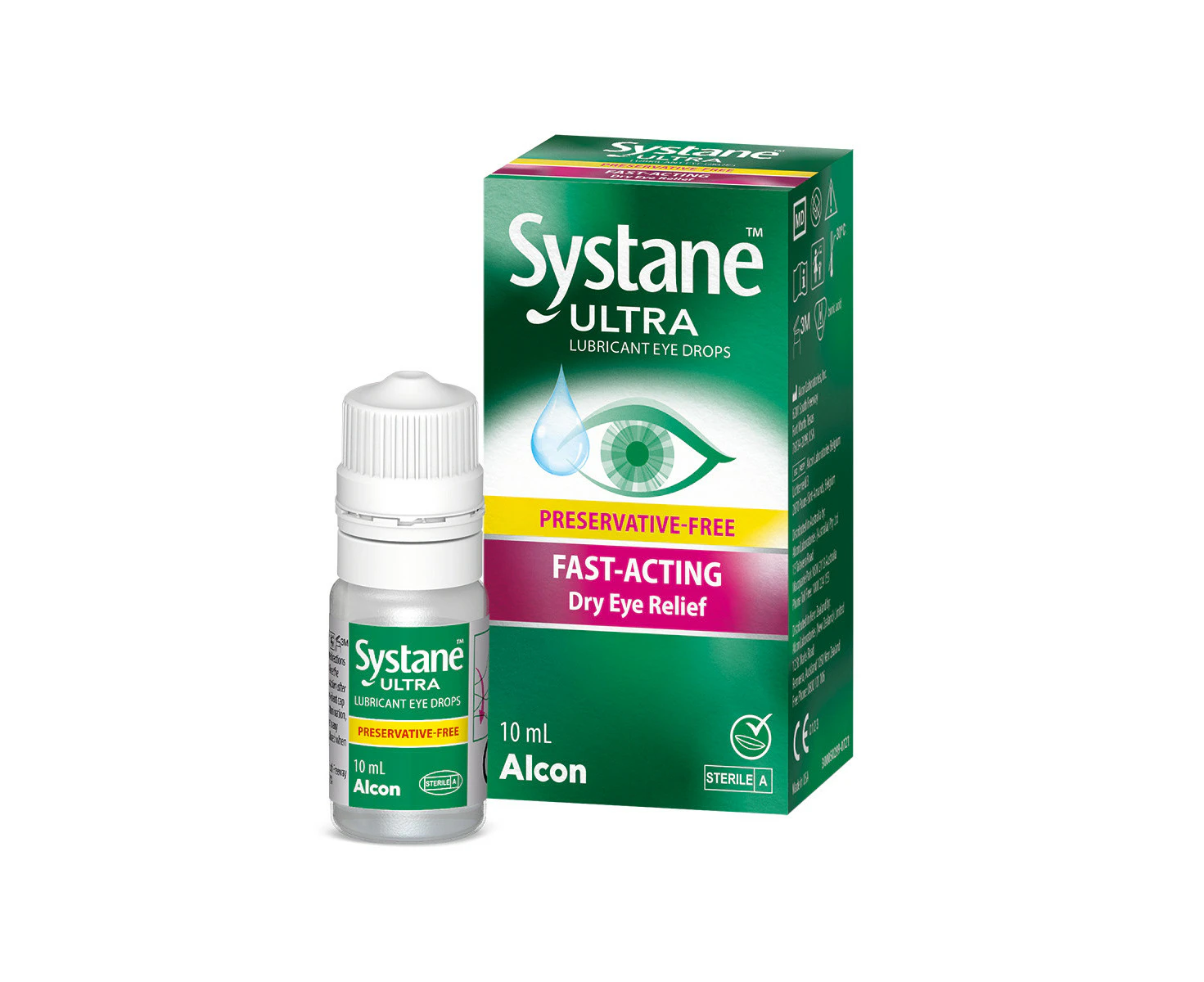 Systane Ultra Preservative-Free Lubricant Eye Drops 10mL