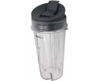 Nutri Ninja 4 item set - 16 oZ Cup + 16oz Blade + Sipper Lid + Seal and sip  Lid