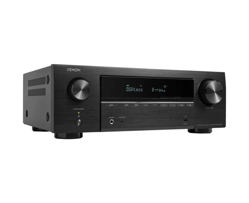 DENON AVRX1800H  7.2 80W Per Ch - 3 X 8K HDMI 5.2.2 Dolby Atmos & Dts:X. - Heos® Built-In AVRX1800HBKEA