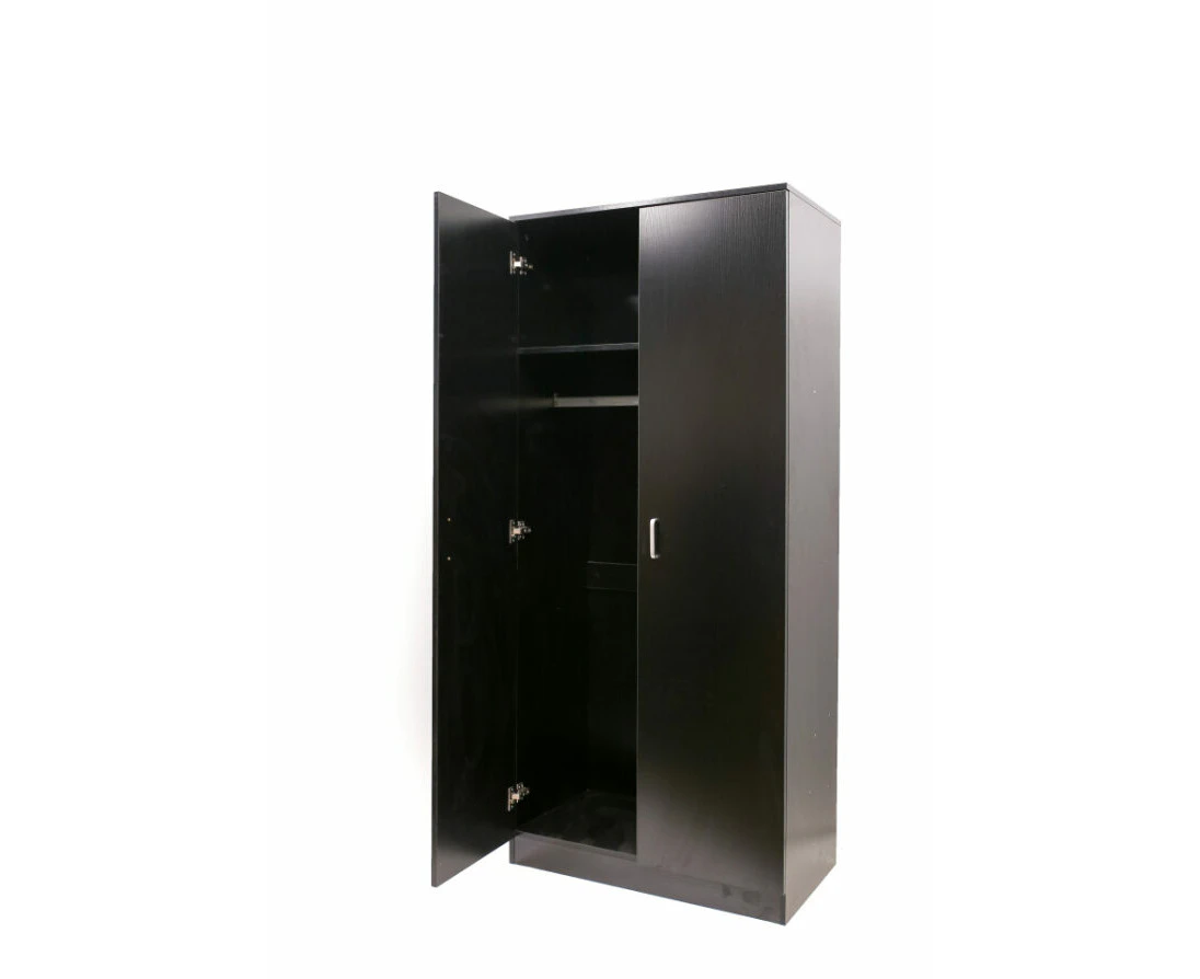 Redfern 2 Door Hanging Wardrobe1800 - Black