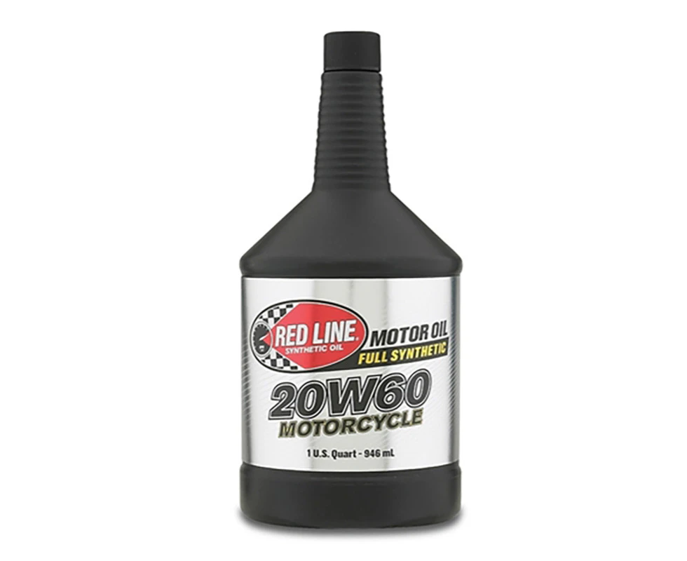 Red Line Oil 20W60 Motorcycle Oil 1 Quart Bottle 946ml