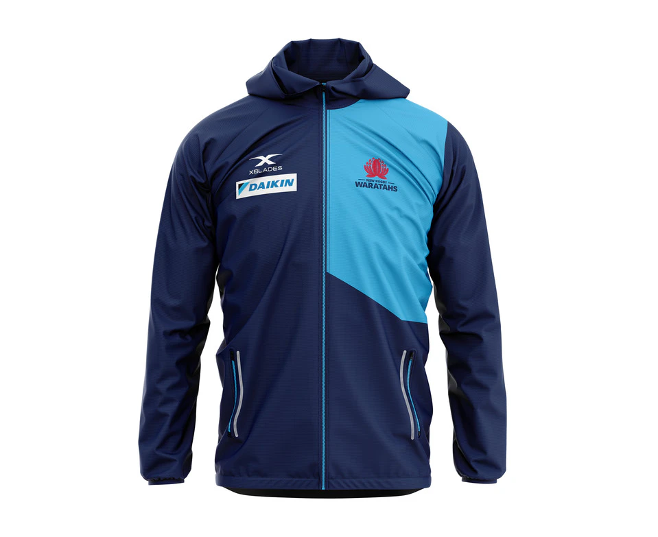 New South Wales Waratahs 2020 X Blades Players Wet Weather Jacket Sizes S-5XL