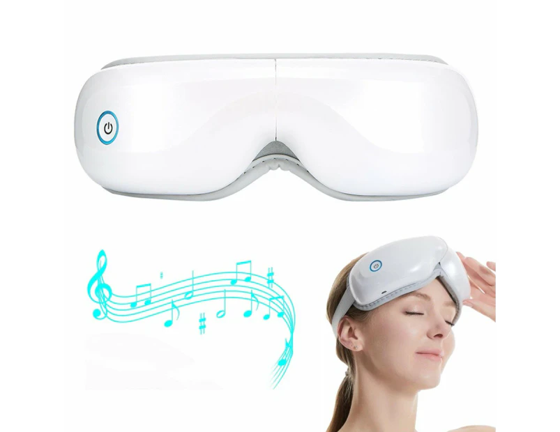 Eye Massager with Heat, Heated Eye Mask with Bluetooth Music, Face Massager, Eye Care Device, Smart Eye Mask for Eye Relief, Dry Eyes, Improve Sleep