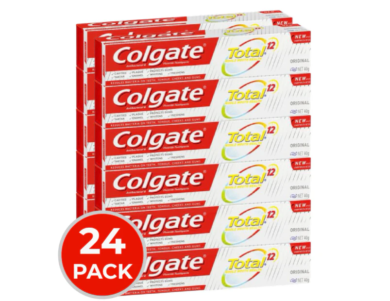 24 x Colgate Total Original Toothpaste 40g