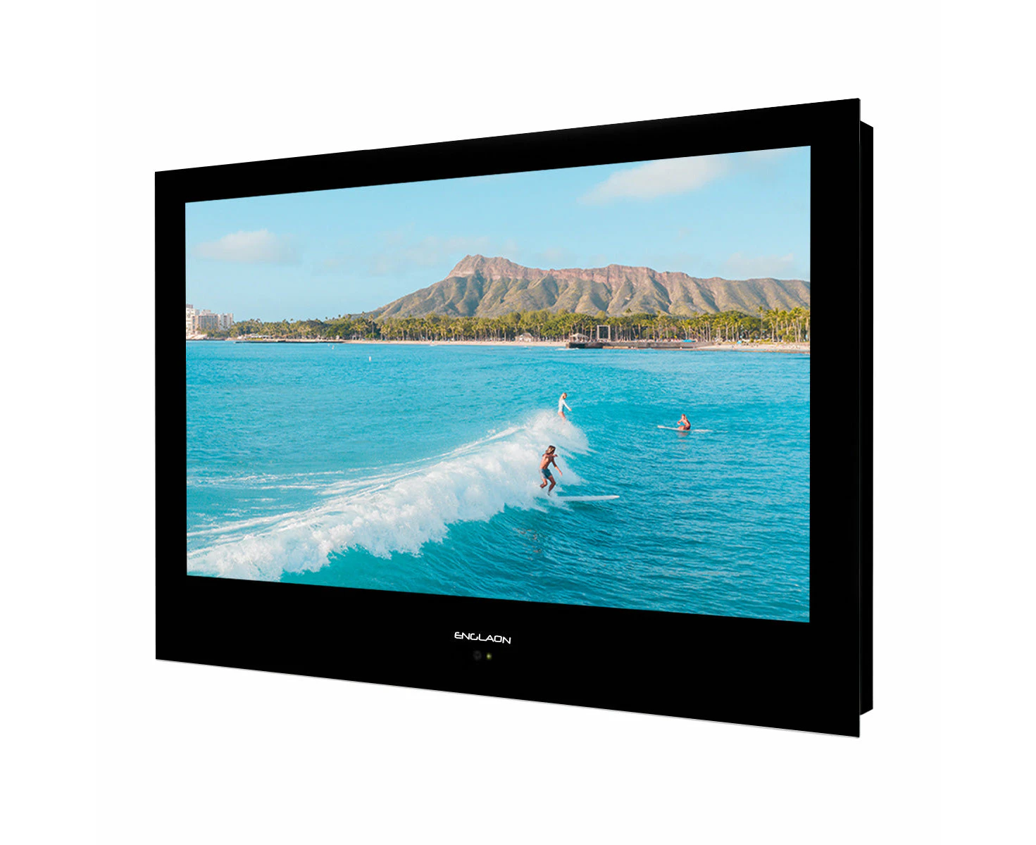 ENGLAON 32' Full HD SMART Waterproof LED TV for Bathroom, Kitchen and Spa - Black