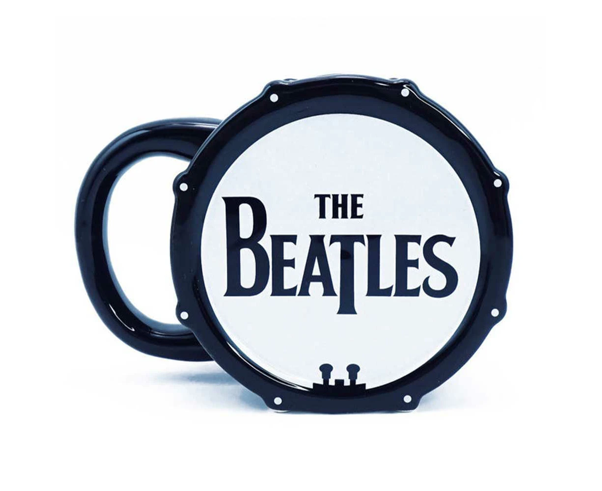 The Beatles Shaped Mug Drop T Logo Drum  Official  Boxed