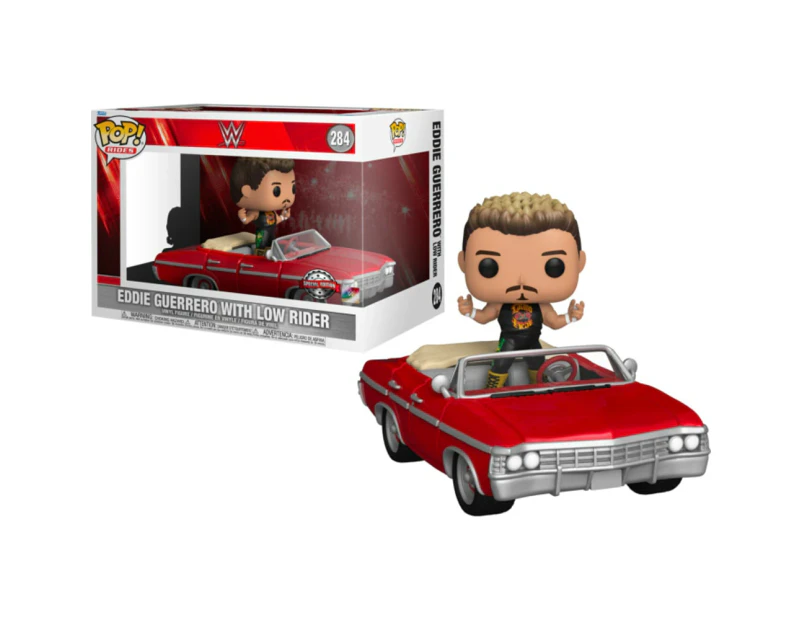 WWE Eddie Guerrero with Low Rider Pop! Rides Vinyl