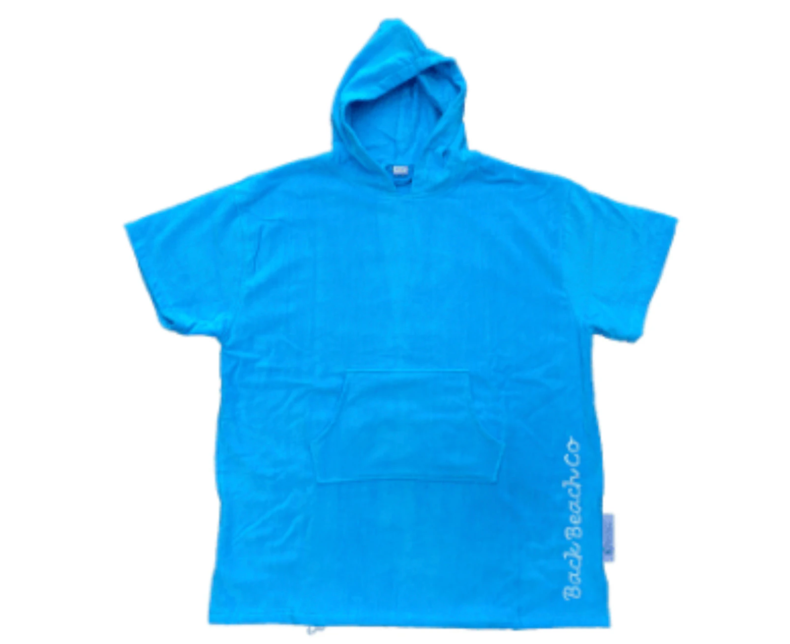 Short Sleeve Luxe Poncho Sea Salt