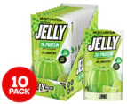 10 x Muscle Nation Protein Jelly w/ Collagen Sachet Lime 30g