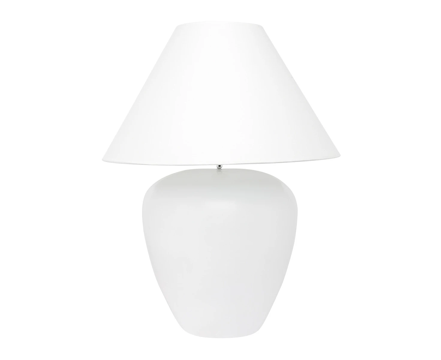 CAFE LIGHTING Picasso Table Lamp - White with White Shade