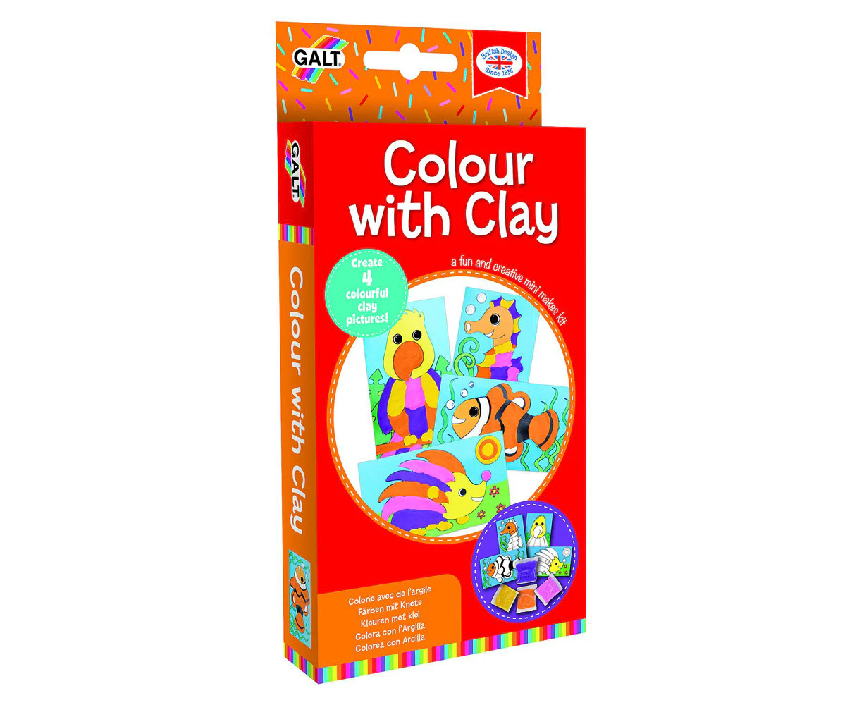 Galt Mini Makes Colour With Clay Kids/Childrens Interactive Activity Kit Toy 5y+