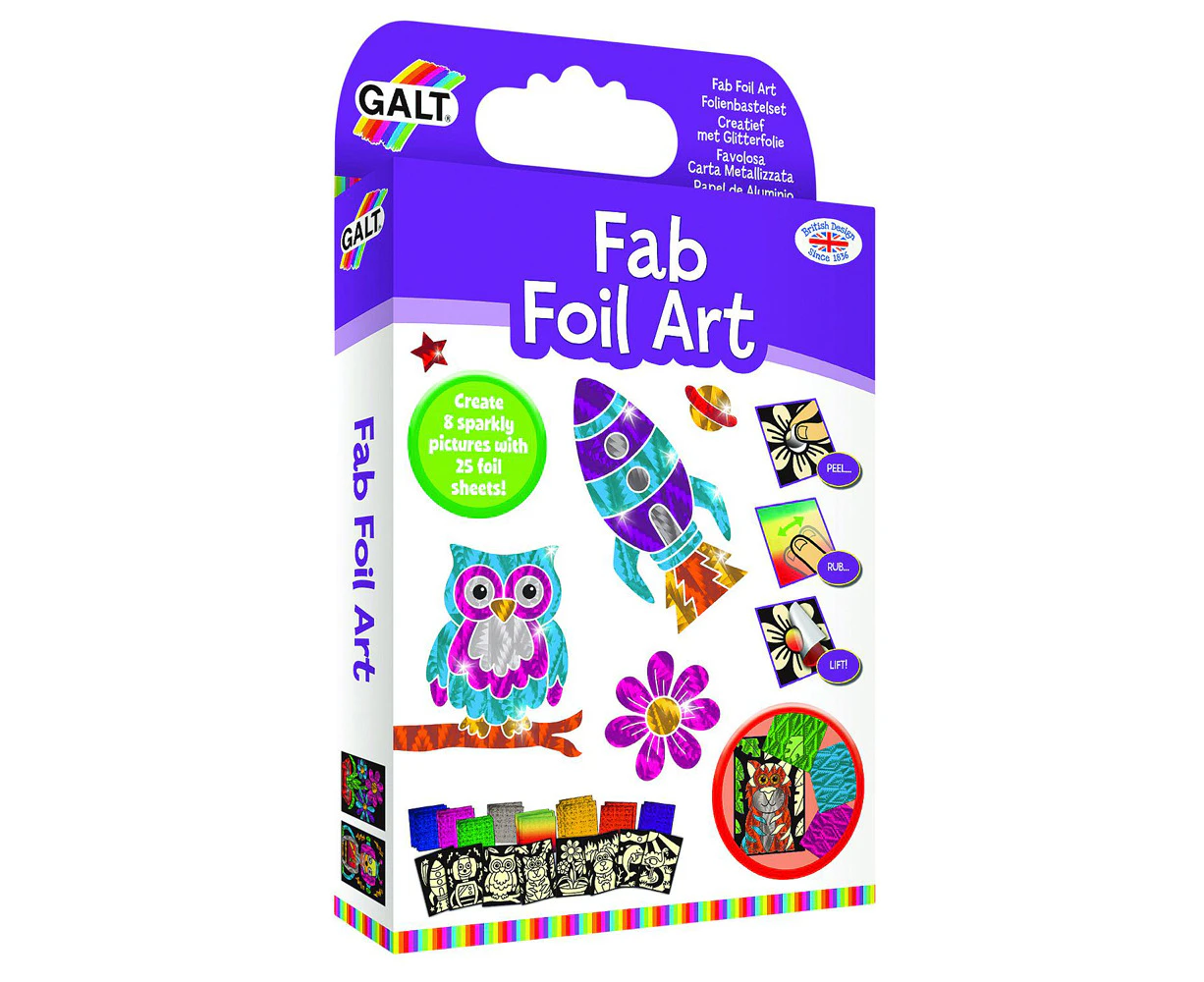 Galt Fab Foil Art Kids/Childrens Interactive Activity Kit Play Toy 6y+