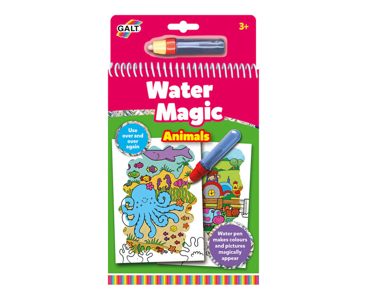 Galt Water Magic Animals Kids/Childrens Colourful Art/Crafting Book 3y+