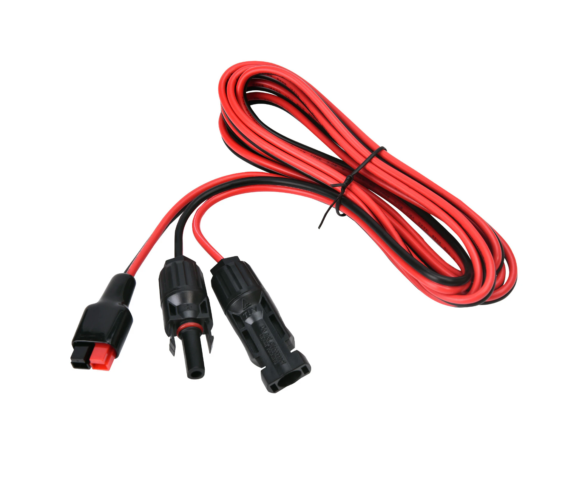 1x 30A MC4 to Anderson Connector 14AMG Solar Panel Connection Cable Charging 14AWG 2.0mm² Approximately 2.4m Long High Quality Material