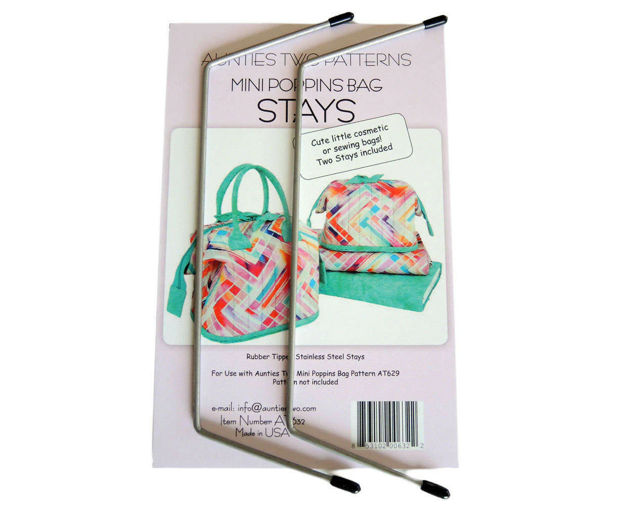 Mini Poppins Bag Stays Size E By Aunties Two Patterns 2 Stays Included