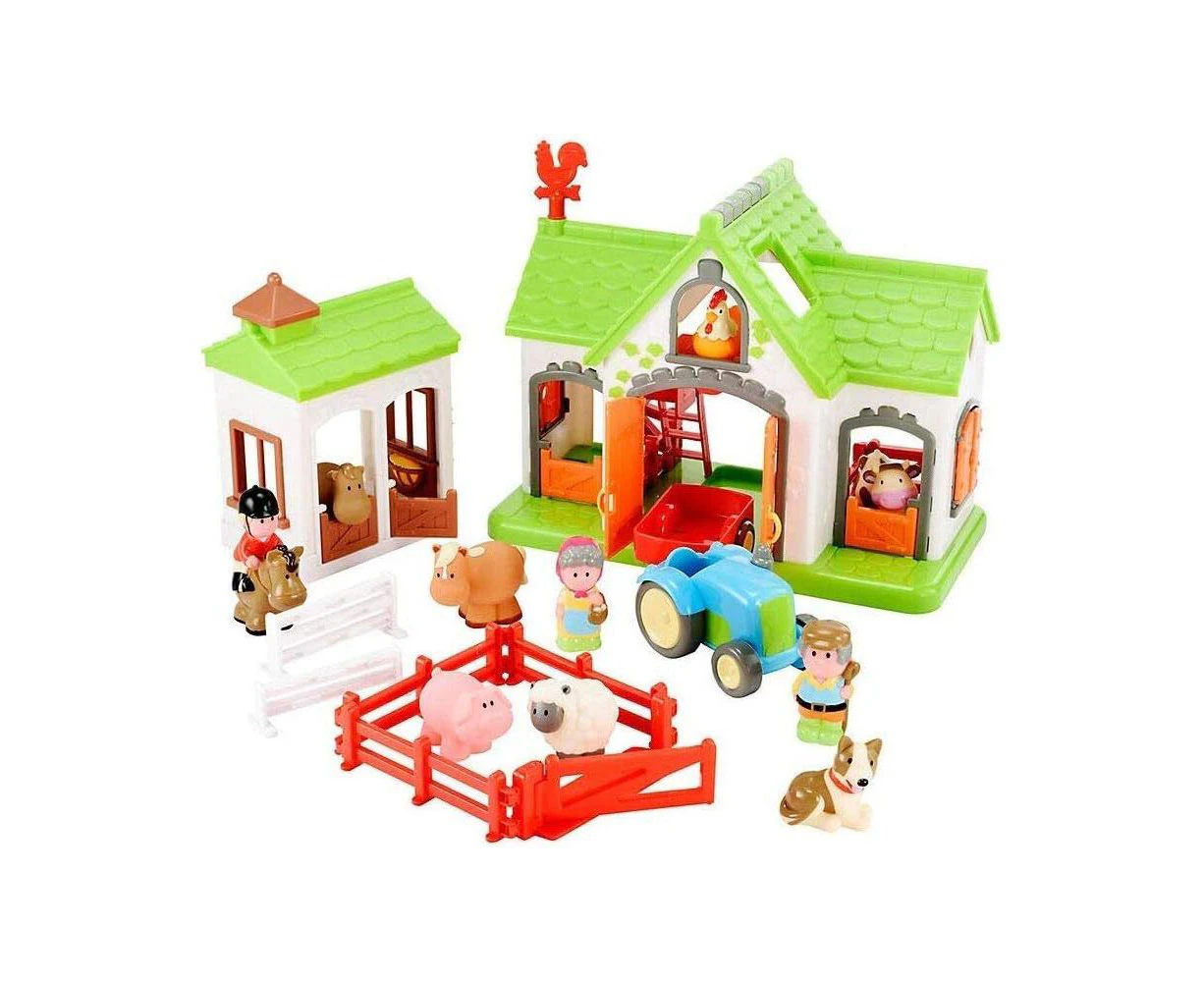 Early Learning Centre Happyland Farm Animals Kids/Childrens Play Toy 24m+