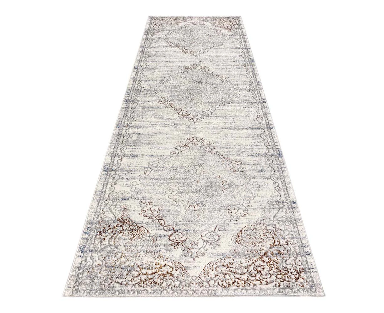 Saray Rugs - Charm Opulent Soft Texture Runner - 626 Cream 80X300 cm