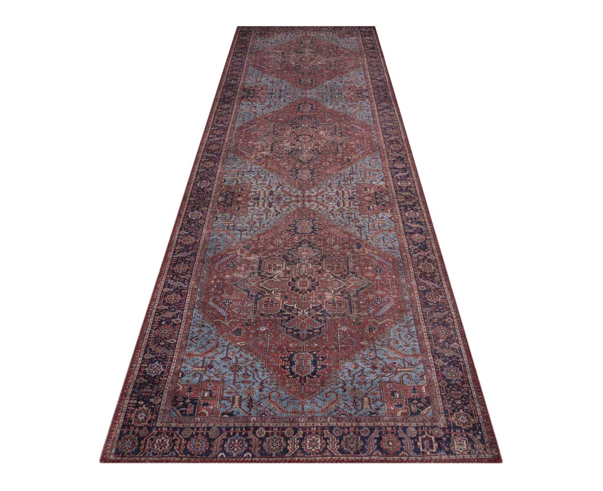 Saray Rugs - Hyde Chenille Rustic Runner - 2019 Red 80X300 cm