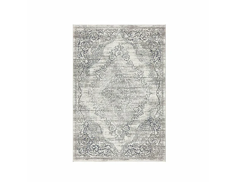 Charm Non Shedding Light Grey Rug