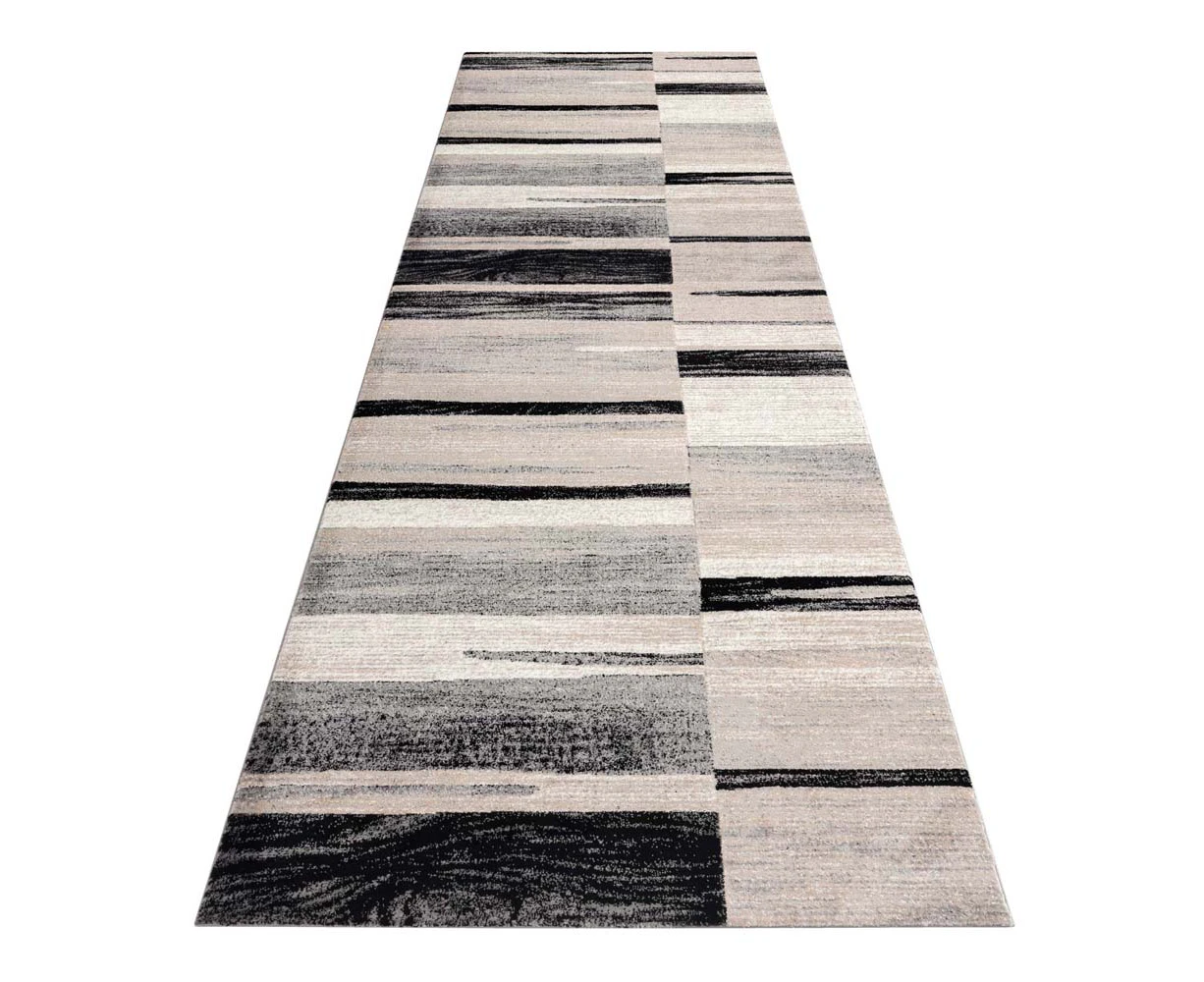 Saray Rugs - Boston Smart Budget Runner - 7866 Grey 80X300 cm