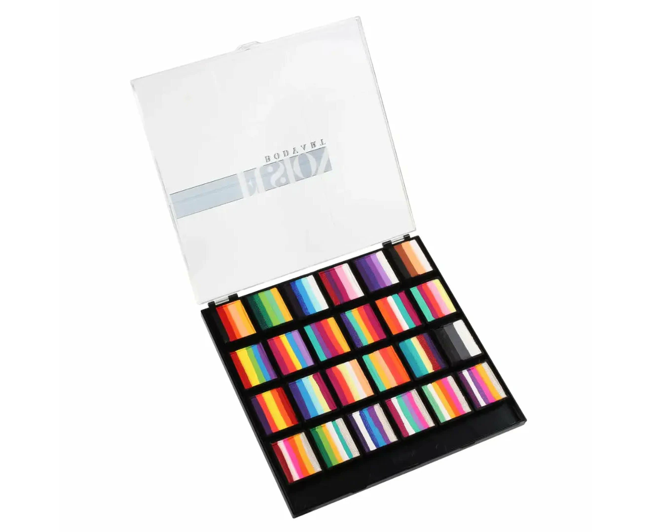 Fusion Body Art One Stroke Palette - Rainbow Paradise