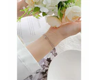 Fashion Double Layers Bracelet For Women Girls-Rose Gold