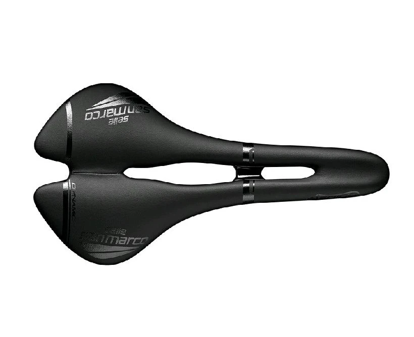 Selle-San-Marco Aspide Dynamic Open Narrow Black - Bike Seat - Black