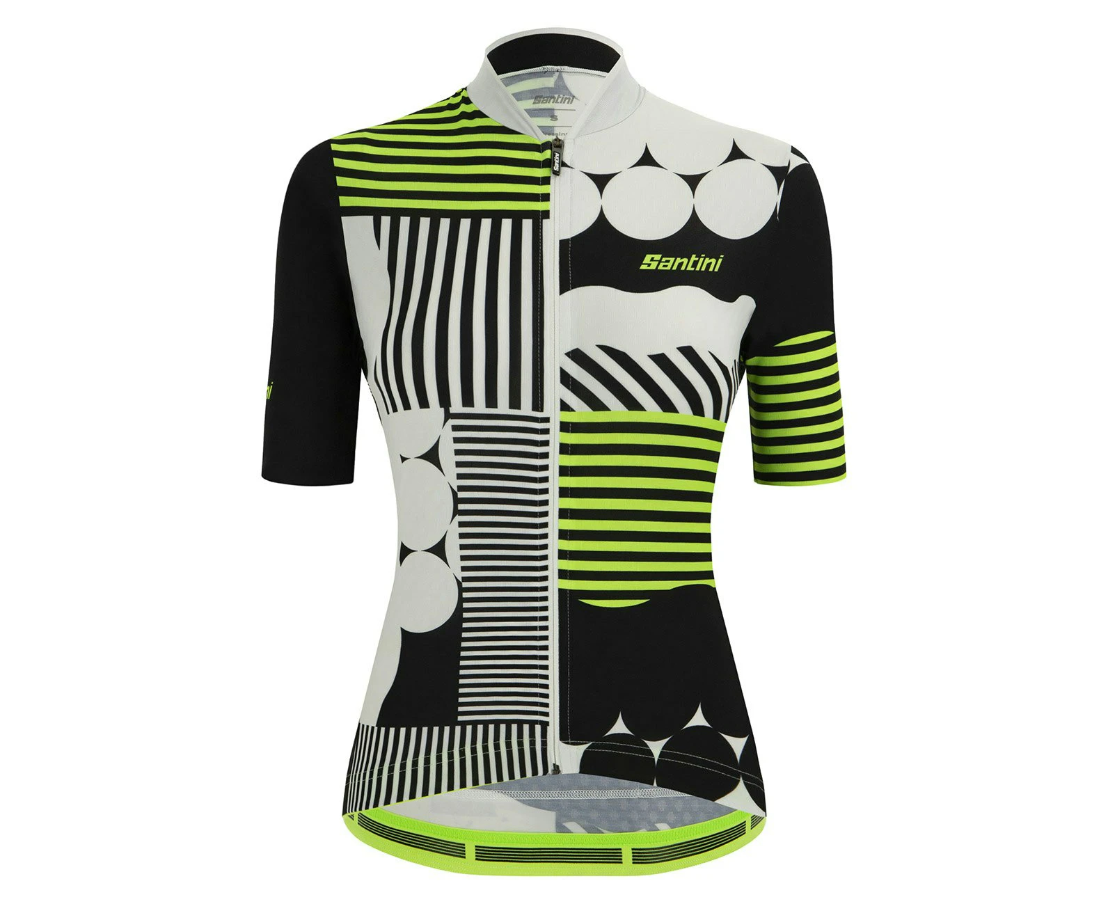 Santini Women's Giada Optic Women's Jersey - Black